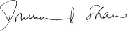 Drummond Shaw signature