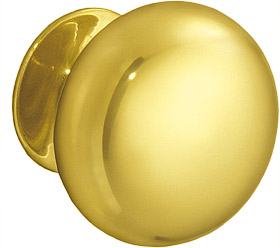  Plain Round Cupboard Knob - The Bowden