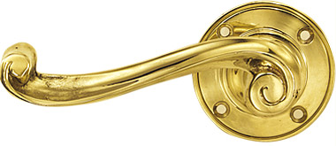  Lever Brass Door Handle - The Bayfield