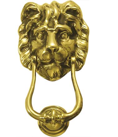 Lion's Head Door Knocker