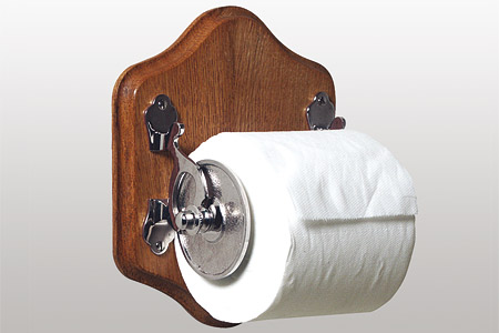 Wooden Toilet Roll Holder