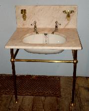 Marble surround basin