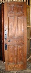 6 panel pine door