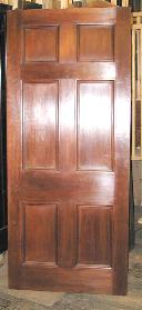 6 panel mahogany door