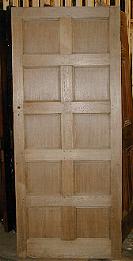 10 panel oak door early C19th