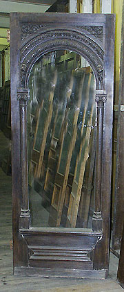 Part glazed oak door