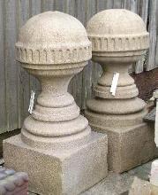 Gate pier finials