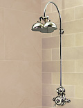 Dalby thermostatic shower with Shamrock shower head