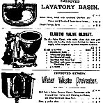 Advert for Victorian toilet products